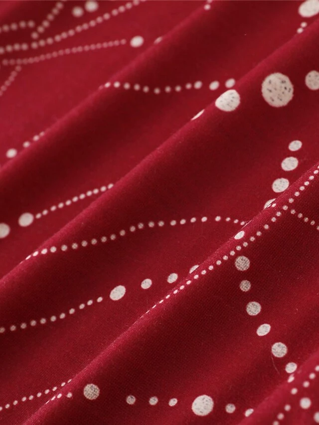 Women's Blouse Wine Blue Purple Graphic Print 3/4 Length Sleeve Daily Going Out Weekend Casual Crew Neck Regular Fit Fall Winter 11 Women's Blouse Wine Blue Purple Graphic Print 3/4 Length Sleeve Daily Going Out Weekend Casual Crew Neck Regular Fit Fall Winter - Image 9