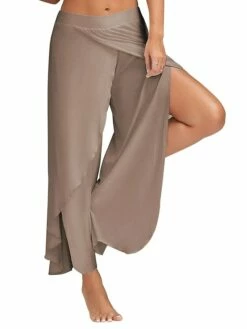 Women's Culottes Wide Leg Wide Leg Chinos Ruffle Layered Stretchy Mid Waist Basic Casual / Sporty Casual Daily Black White S M Summer Spring &Fall -LIGHTINTHEBOX Shop rrcpjo1666771889873