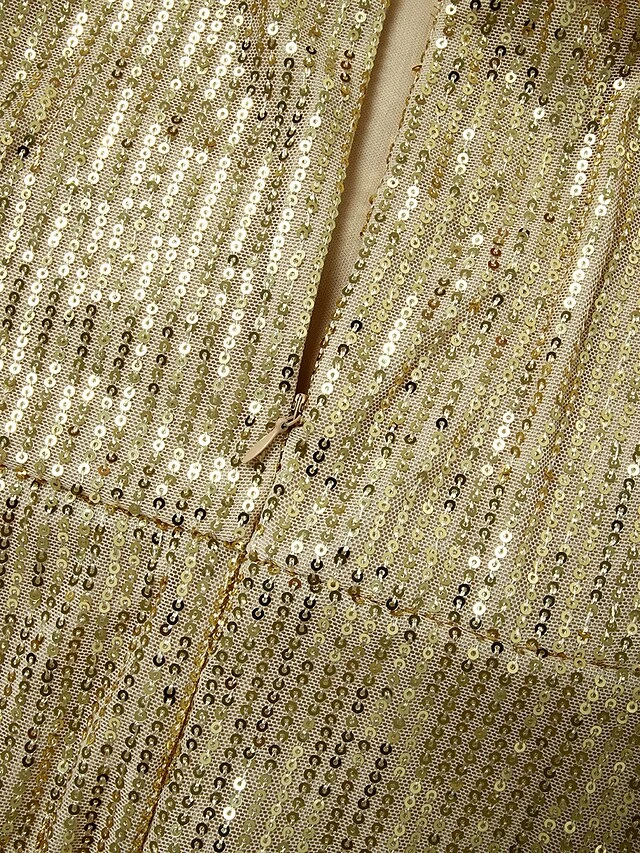 Women's Party Dress Sequin Dress Cocktail Dress Long Dress Maxi Dress Gold Sleeveless Pure Color Sequins Summer Spring Fall Halter Neck Fashion Party Birthday Wedding Guest Slim 2023 S M L XL 8 Women's Party Dress Sequin Dress Cocktail Dress Long Dress Maxi Dress Gold Sleeveless Pure Color Sequins Summer Spring Fall Halter Neck Fashion Party Birthday Wedding Guest Slim 2023 S M L XL - Image 6