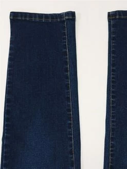 Women's Jeans Slim Pants Trousers Full Length Fashion Streetwear Street Daily Black Dark Blue S M Fall Winter -LIGHTINTHEBOX Shop rskqpy1693986769457