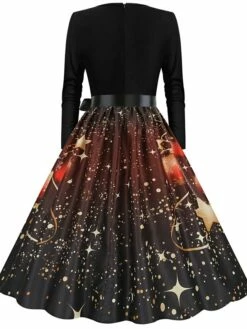 Women's Christmas Party Dress Swing DressKnee Length Dress Green Purple Wine Red Black Long Sleeve Santa Claus Elk Snowman Print Fall Winter V Neck Vintage Party Elegant Party 2022 S M L XL XXL 3XL 31 Women's Christmas Party Dress Swing DressKnee Length Dress Green Purple Wine Red Black Long Sleeve Santa Claus Elk Snowman Print Fall Winter V Neck Vintage Party Elegant Party 2022 S M L XL XXL 3XL -LIGHTINTHEBOX Shop rtjxal1665475509562