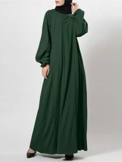 Women's Casual Dress Cotton Linen Dress Abaya Maxi Long Dress Linen / Cotton Blend Classic Casual Outdoor Daily Vacation Crew Neck Ruched Long Sleeve Spring Fall Winter 2023 Loose Fit Black Brown 11 Women's Casual Dress Cotton Linen Dress Abaya Maxi Long Dress Linen / Cotton Blend Classic Casual Outdoor Daily Vacation Crew Neck Ruched Long Sleeve Spring Fall Winter 2023 Loose Fit Black Brown -LIGHTINTHEBOX Shop shnxhn1692341020161