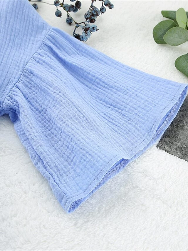 Women's Casual Dress Cotton Dress Swing Dress Mini Dress Cotton Fashion Modern Outdoor Daily Holiday V Neck Lace Up Ruched 3/4 Length Sleeve Fall Winter Autumn 2023 Loose Fit Light Green Blue Purple 18 Women's Casual Dress Cotton Dress Swing Dress Mini Dress Cotton Fashion Modern Outdoor Daily Holiday V Neck Lace Up Ruched 3/4 Length Sleeve Fall Winter Autumn 2023 Loose Fit Light Green Blue Purple - Image 16