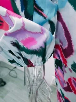 Women's Two Piece Dress Set Casual Dress Sheath Dress Outdoor Daily Fashion Streetwear Print Maxi Dress One Shoulder Long Sleeve Graphic Abstract Loose Fit Red Royal Blue Sky Blue Summer Spring S M L -LIGHTINTHEBOX Shop smtuxu1680749952554