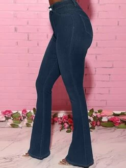 Women‘s Flare Jeans Bootcut Bell Bottom Full Length Cotton Denim Micro-elastic Mid Waist Fashion Streetwear Street Daily Robin‘s Egg Blue Dark Navy XL 2XL Fall Winter 19 Women‘s Flare Jeans Bootcut Bell Bottom Full Length Cotton Denim Micro-elastic Mid Waist Fashion Streetwear Street Daily Robin‘s Egg Blue Dark Navy XL 2XL Fall Winter -LIGHTINTHEBOX Shop snyenb1694586802515