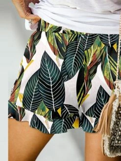 Women's Wide Leg Shorts Black White Pink High Waist Fashion Basic Casual Holiday Vacation Beach Side Pockets Baggy Micro-elastic Short Comfort Floral S M L XL 2XL -LIGHTINTHEBOX Shop srecbc1683192334889