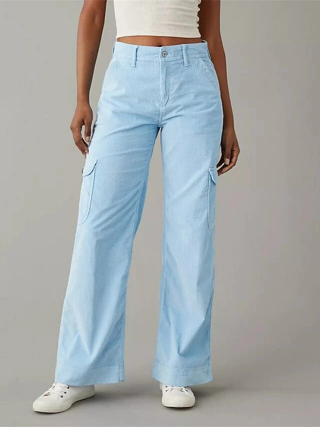 Women‘s Cargo Khaki Pants Wide Leg Trousers Full Length Active Fashion Outdoor Street Olive Green ArmyGreen S M Fall Winter 12 Women‘s Cargo Khaki Pants Wide Leg Trousers Full Length Active Fashion Outdoor Street Olive Green ArmyGreen S M Fall Winter - Image 10