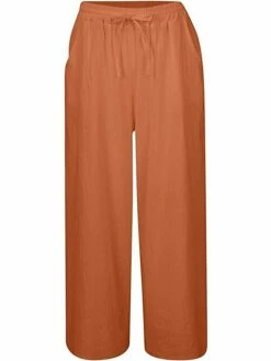 Women's Wide Leg Linen Pants Pants Trousers Full Length Linen / Cotton Blend Pocket Baggy Micro-elastic Mid Waist Fashion Streetwear Daily Daily Wear Claret Navy S M Summer Spring 38 Women's Wide Leg Linen Pants Pants Trousers Full Length Linen / Cotton Blend Pocket Baggy Micro-elastic Mid Waist Fashion Streetwear Daily Daily Wear Claret Navy S M Summer Spring -LIGHTINTHEBOX Shop svhwfn1688454076129