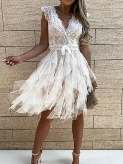 Women's Party Dress Lace Dress Homecoming Dress Midi Dress Black White Pink Sleeveless Pure Color Lace Summer Spring V Neck Vacation Vacation Spring Dress Slim 2023 S M L XL 17 Women's Party Dress Lace Dress Homecoming Dress Midi Dress Black White Pink Sleeveless Pure Color Lace Summer Spring V Neck Vacation Vacation Spring Dress Slim 2023 S M L XL -LIGHTINTHEBOX Shop svrcsr1651566101396