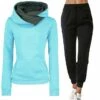 Men's Women's Tracksuit Sweatsuit 2 Piece Athletic Winter Long Sleeve Thermal Warm Breathable Moisture Wicking Fitness Running Jogging Sportswear Activewear Solid Colored Black Sky Blue Light Grey -LIGHTINTHEBOX Shop teabkx1692162178540