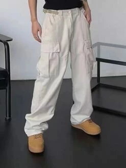 Men‘s Cargo Khaki parachute Pants Trousers Trousers Full Length Faux Linen Baggy Micro-elastic High Waist Sports Chino Casual Daily Black Apricot M L Spring &Fall 11 Men‘s Cargo Khaki parachute Pants Trousers Trousers Full Length Faux Linen Baggy Micro-elastic High Waist Sports Chino Casual Daily Black Apricot M L Spring &Fall -LIGHTINTHEBOX Shop tfhvuy1660103159664