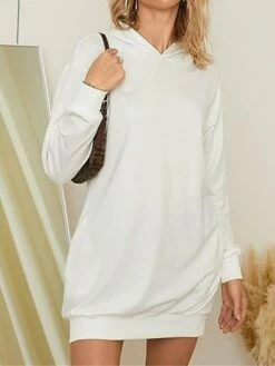 Women's Casual Dress Hoodie Dress Midi Dress Fashion Daily Outdoor Vacation Going Out Hoodie Pocket Solid Color Loose Fit Black White Red S M L XL XXL 21 Women's Casual Dress Hoodie Dress Midi Dress Fashion Daily Outdoor Vacation Going Out Hoodie Pocket Solid Color Loose Fit Black White Red S M L XL XXL -LIGHTINTHEBOX Shop tjfuaj1697023561432