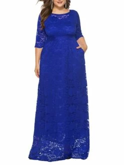 Women‘s Plus Size Curve Party Dress Floral Crew Neck Lace 3/4 Length Sleeve Spring Fall Work Prom Dress Maxi Long Dress Party Daily Dress 25 Women‘s Plus Size Curve Party Dress Floral Crew Neck Lace 3/4 Length Sleeve Spring Fall Work Prom Dress Maxi Long Dress Party Daily Dress -LIGHTINTHEBOX Shop tjozwk1628496517289