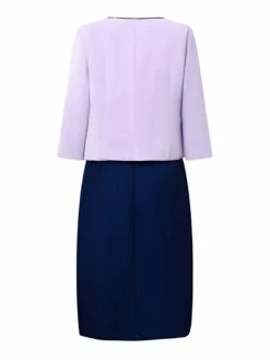 Women's Dress Set Two Piece Dress Floral Dress Midi Dress Purple 3/4 Length Sleeve Print Print Winter Fall Autumn Crew Neck Fashion Party Daily Wedding Guest 2023 S M L XL XXL 3XL -LIGHTINTHEBOX Shop tolwjq1673936573296