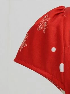 Women's Christmas Swing Dress Vintage DressKnee Length Dress Blue Wine Red Light BlueShort Sleeve Santa Claus Snowman Tree Print Fall Winter Square Neck Vintage Elegant Slim 2022 S M L XL -LIGHTINTHEBOX Shop tqhvib1665475230871