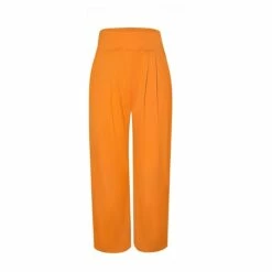 Women's Culottes Wide Leg Chinos Slacks Pants Trousers Yellow Wine Army Green Mid Waist Basic Work Casual Daily Weekend Stretchy Full Length Solid Colored S M L XL XXL -LIGHTINTHEBOX Shop trjsdi1675319873565