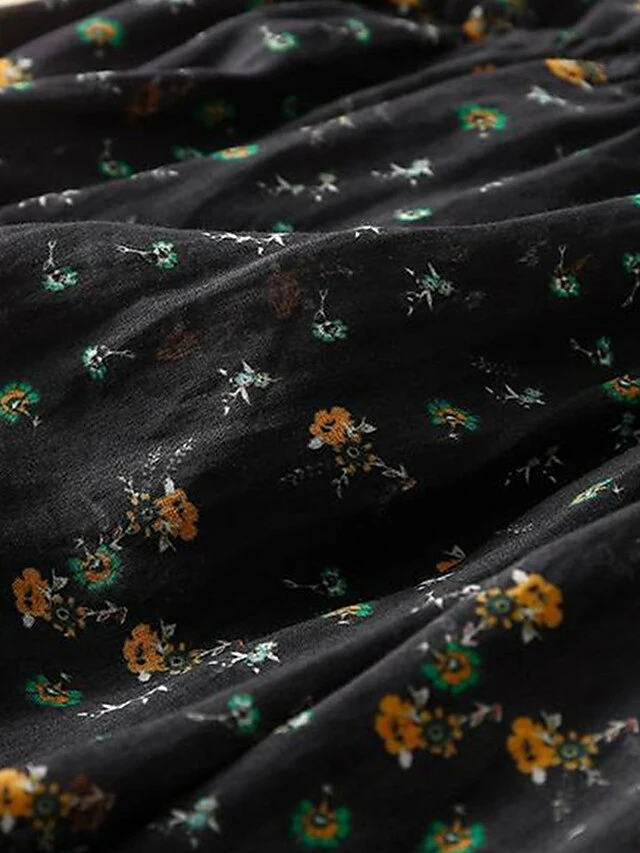 Women's Casual Dress Cotton Linen Dress A Line Dress Midi Dress Linen / Cotton Blend Basic Classic Outdoor Daily Vacation Split Neck Button Pocket 3/4 Length Sleeve Spring Fall Autumn 2023 Loose Fit 6 Women's Casual Dress Cotton Linen Dress A Line Dress Midi Dress Linen / Cotton Blend Basic Classic Outdoor Daily Vacation Split Neck Button Pocket 3/4 Length Sleeve Spring Fall Autumn 2023 Loose Fit - Image 4