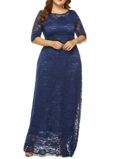 Women‘s Plus Size Curve Party Dress Floral Crew Neck Lace 3/4 Length Sleeve Spring Fall Work Prom Dress Maxi Long Dress Party Daily Dress 21 Women‘s Plus Size Curve Party Dress Floral Crew Neck Lace 3/4 Length Sleeve Spring Fall Work Prom Dress Maxi Long Dress Party Daily Dress -LIGHTINTHEBOX Shop tvxmyx1628496515966