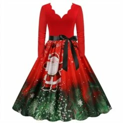 Women's Christmas Party Dress Swing DressKnee Length Dress Green Wine Dark Green Red Black Long Sleeve Santa Claus Elk Snowman Print Fall Winter V Neck Vintage Party Elegant Party 2022 S M L XL XXL 35 Women's Christmas Party Dress Swing DressKnee Length Dress Green Wine Dark Green Red Black Long Sleeve Santa Claus Elk Snowman Print Fall Winter V Neck Vintage Party Elegant Party 2022 S M L XL XXL -LIGHTINTHEBOX Shop twijqz1665475513098