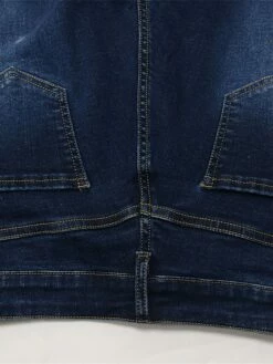 Women's Jeans Slim Pants Trousers Full Length Fashion Streetwear Street Daily Black Dark Blue S M Fall Winter -LIGHTINTHEBOX Shop tyhgco1693986770717