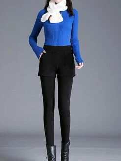 Women's Tights Pants Trousers Fleece Lined Grey Black High Waist Fashion Streetwear Street Daily Daily Wear Pocket Full Length Comfort Solid Color M L XL XXL XXXL 13 Women's Tights Pants Trousers Fleece Lined Grey Black High Waist Fashion Streetwear Street Daily Daily Wear Pocket Full Length Comfort Solid Color M L XL XXL XXXL -LIGHTINTHEBOX Shop tzqqwg1692348080459