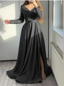 Women‘s Formal Party Dress Swing Dress A Line Dress Long Dress Maxi Dress Black Green Long Sleeve Pure Color Patchwork Winter Fall Spring V Neck Fashion Winter Dress Evening Party 2023 S M L XL 2XL 17 Women‘s Formal Party Dress Swing Dress A Line Dress Long Dress Maxi Dress Black Green Long Sleeve Pure Color Patchwork Winter Fall Spring V Neck Fashion Winter Dress Evening Party 2023 S M L XL 2XL -LIGHTINTHEBOX Shop uggvug1669449976423