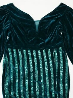 Women‘s Plus Size Curve Wedding Guest Party Dress Velvet Dress Sequin Dress Solid Color V Neck Long Sleeve Fall Winter Stylish Elegant Maxi Long Dress Party Date Dress 16 Women‘s Plus Size Curve Wedding Guest Party Dress Velvet Dress Sequin Dress Solid Color V Neck Long Sleeve Fall Winter Stylish Elegant Maxi Long Dress Party Date Dress -LIGHTINTHEBOX Shop uhntsf1662368804886