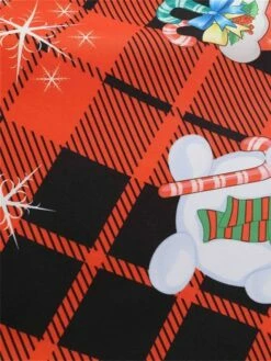 Women's Christmas Retro 1950s Vintage Dress Midi Dress Party Ruched Bow Snowman Crew Neck Short Sleeve Regular Fit Fall Winter 2023 Red S M L XL -LIGHTINTHEBOX Shop uimbly1695363735538