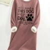 Women's Sweatshirt Dress Casual Dress Mini Dress Warm Fashion Outdoor Vacation Going Out Crew Neck Print Dog Letter Loose Fit Pink S M L XL XXL 1 Women's Sweatshirt Dress Casual Dress Mini Dress Warm Fashion Outdoor Vacation Going Out Crew Neck Print Dog Letter Loose Fit Pink S M L XL XXL -LIGHTINTHEBOX Shop umbuvn1697709030836