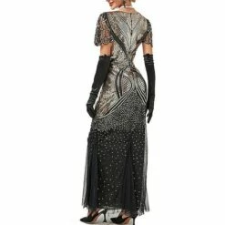 Women's Retro 1920s Sequin Dress Long Dress Maxi Dress Party Halloween Sequins Mesh Geometric V Neck Sleeveless Regular Fit Spring Fall 2023 Black Red XS S M L 15 Women's Retro 1920s Sequin Dress Long Dress Maxi Dress Party Halloween Sequins Mesh Geometric V Neck Sleeveless Regular Fit Spring Fall 2023 Black Red XS S M L -LIGHTINTHEBOX Shop umsvjw1692616097170
