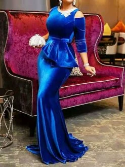 Women's Prom Dress Party Dress Velvet Dress Long Dress Maxi Dress Black Wine Blue 3/4 Length Sleeve Pure Color Ruffle Fall Winter Autumn Crew Neck Fashion Winter Dress Birthday Evening Party 2023 S M 13 Women's Prom Dress Party Dress Velvet Dress Long Dress Maxi Dress Black Wine Blue 3/4 Length Sleeve Pure Color Ruffle Fall Winter Autumn Crew Neck Fashion Winter Dress Birthday Evening Party 2023 S M -LIGHTINTHEBOX Shop uomgpv1693897489971