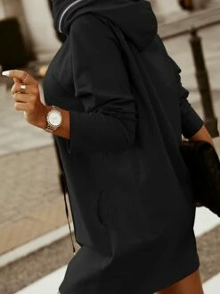 Women‘s Hoodie Dress Winter Dress Black Army Green Red Long Sleeve Pure Color Zipper Pocket Winter Fall Hooded Stylish Modern Mature Fall Dress 2022 S M L XL XXL 3XL 4XL 5XL 16 Women‘s Hoodie Dress Winter Dress Black Army Green Red Long Sleeve Pure Color Zipper Pocket Winter Fall Hooded Stylish Modern Mature Fall Dress 2022 S M L XL XXL 3XL 4XL 5XL -LIGHTINTHEBOX Shop uorest1664423546952