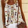 Women's Tank Top Camisole White Pink Gray Polka Dot Print Sleeveless Casual Basic U Neck Regular Fit 1 Women's Tank Top Camisole White Pink Gray Polka Dot Print Sleeveless Casual Basic U Neck Regular Fit -LIGHTINTHEBOX Shop upaoef1686916046296