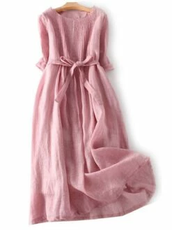 Women's Casual Dress A Line Dress Midi Dress Polyester Fashion Daily Outdoor Daily Vacation Crew Neck Ruched Tie Belt Long Sleeve Fall Winter Autumn 2023 Loose Fit Yellow Pink Purple Plain M L XL 2XL 18 Women's Casual Dress A Line Dress Midi Dress Polyester Fashion Daily Outdoor Daily Vacation Crew Neck Ruched Tie Belt Long Sleeve Fall Winter Autumn 2023 Loose Fit Yellow Pink Purple Plain M L XL 2XL -LIGHTINTHEBOX Shop upsguj1693904173245