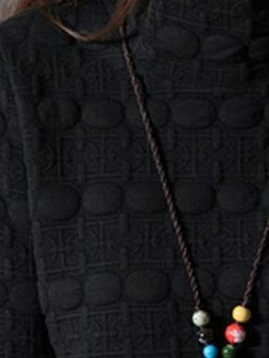 Women's Work Dress Sheath Dress Black Dress Fashion Midi Dress Ruched Turtleneck Long Sleeve Plain Loose Fit Black Wine Gray Fall Winter M L XL XXL -LIGHTINTHEBOX Shop uqborx1693300600912