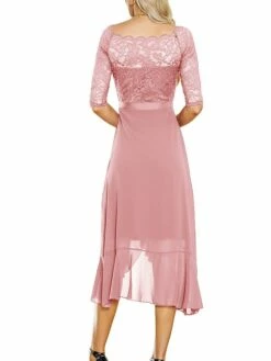 Women's Party Dress Lace Dress Cocktail Dress Midi Dress Pink Navy Blue Fuchsia 3/4 Length Sleeve Pure Color Lace Spring Fall Winter Off Shoulder Fashion Winter Dress Wedding Guest Vacation 2023 S M 23 Women's Party Dress Lace Dress Cocktail Dress Midi Dress Pink Navy Blue Fuchsia 3/4 Length Sleeve Pure Color Lace Spring Fall Winter Off Shoulder Fashion Winter Dress Wedding Guest Vacation 2023 S M -LIGHTINTHEBOX Shop uqjbua1692179142016