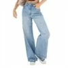 Women's Jeans Wide Leg Baggy Cotton Micro-elastic Retro Party Daily Blue Dark Blue XS S Spring &Fall 1 Women's Jeans Wide Leg Baggy Cotton Micro-elastic Retro Party Daily Blue Dark Blue XS S Spring &Fall -LIGHTINTHEBOX Shop utxfvj1668683427983