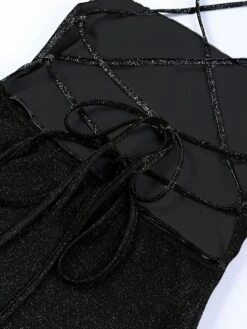 Women's Party Dress Homecoming Dress Holiday Dress Mini Dress Silver Black Pink Sleeveless Pure Color Cold Shoulder Fall Winter Spaghetti Strap Party Party 2023 S M L -LIGHTINTHEBOX Shop uxulom1660213470518