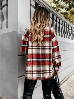 Women's Blouse Shacket Pink Red Blue Plaid Button Pocket Print Long Sleeve Casual Fashion Shirt Collar Regular Fit Spring &Fall 21 Women's Blouse Shacket Pink Red Blue Plaid Button Pocket Print Long Sleeve Casual Fashion Shirt Collar Regular Fit Spring &Fall -LIGHTINTHEBOX Shop vbgeih1694777499770