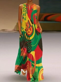 Women's Long Dress Maxi Dress Casual Dress Sheath Dress Swing Dress Floral Butterfly Fashion Casual Daily Holiday Going Out Pocket Print Sleeveless V Neck Dress Regular Fit Red Blue Green Spring 6 Women's Long Dress Maxi Dress Casual Dress Sheath Dress Swing Dress Floral Butterfly Fashion Casual Daily Holiday Going Out Pocket Print Sleeveless V Neck Dress Regular Fit Red Blue Green Spring -LIGHTINTHEBOX Shop vftbnf1675940894921