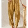 Women‘s Corduroy Pants Fashion Trousers Side Pockets Full Length Casual Weekend Micro-elastic Chinese Style Comfort Beige XXL -LIGHTINTHEBOX Shop vgmpep1659338233467