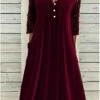 Women‘s Velvet Dress Red Midi Dress Midi Dress Red Half Sleeve Pure Color Velvet Fall Winter Crew Neck Modern 2023 S M L XL 2XL 3XL 2 Women‘s Velvet Dress Red Midi Dress Midi Dress Red Half Sleeve Pure Color Velvet Fall Winter Crew Neck Modern 2023 S M L XL 2XL 3XL -LIGHTINTHEBOX Shop vlfapj1695866718353