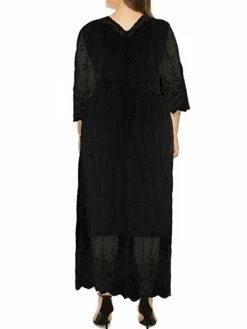 Women‘s Plus Size Curve Prom Dress Party Dress Lace Dress Long Dress Maxi Dress Black 3/4 Length Sleeve Pure Color Lace Summer Spring Fall Square Neck Fashion Winter Dress Birthday Evening 12 Women‘s Plus Size Curve Prom Dress Party Dress Lace Dress Long Dress Maxi Dress Black 3/4 Length Sleeve Pure Color Lace Summer Spring Fall Square Neck Fashion Winter Dress Birthday Evening -LIGHTINTHEBOX Shop vmnvzd1691399446713