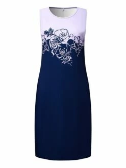 Women's Dress Set Two Piece Dress Floral Dress Midi Dress Purple 3/4 Length Sleeve Print Print Winter Fall Autumn Crew Neck Fashion Party Daily Wedding Guest 2023 S M L XL XXL 3XL -LIGHTINTHEBOX Shop vnibtt1673936570528