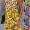 Women's Casual Dress Tank Dress Summer Dress Floral Print V Neck Mini Dress Active Fashion Daily Holiday Sleeveless Regular Fit Yellow Pink Blue Summer Spring S M L XL XXL -LIGHTINTHEBOX Shop vojbrh1684736428988