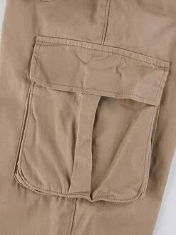 Women's Cargo Pants Chinos Pants Trousers Full Length Cotton Micro-elastic Mid Waist Fashion Streetwear Street Daily Dark-Gray Rice White S M Fall Winter -LIGHTINTHEBOX Shop vqioqp1693552831803