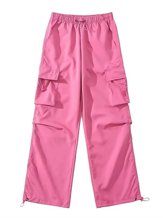 Women's Cargo Pants Wide Leg Pants Trousers Full Length Fashion Streetwear Street Daily Grey ArmyGreen S M Fall Winter 9 Women's Cargo Pants Wide Leg Pants Trousers Full Length Fashion Streetwear Street Daily Grey ArmyGreen S M Fall Winter - Image 7