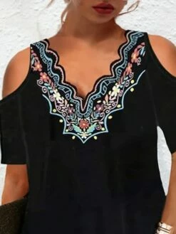 Women‘s Plus Size Curve Casual Dress Floral Mini Dress Short Sleeve Cut Out Print V Neck Fashion Daily Black Summer Spring L XL XXL 3XL 4XL 6 Women‘s Plus Size Curve Casual Dress Floral Mini Dress Short Sleeve Cut Out Print V Neck Fashion Daily Black Summer Spring L XL XXL 3XL 4XL -LIGHTINTHEBOX Shop vuxlji1677650687373