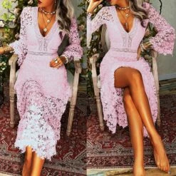 Women's Party Dress Lace Dress Homecoming Dress Long Dress Maxi Dress White Yellow Pink Long Sleeve Pure Color Lace Summer Spring Fall Deep V Fashion Winter Dress Birthday Wedding Guest 2022 S M L XL 16 Women's Party Dress Lace Dress Homecoming Dress Long Dress Maxi Dress White Yellow Pink Long Sleeve Pure Color Lace Summer Spring Fall Deep V Fashion Winter Dress Birthday Wedding Guest 2022 S M L XL -LIGHTINTHEBOX Shop vwshmc1671780653545