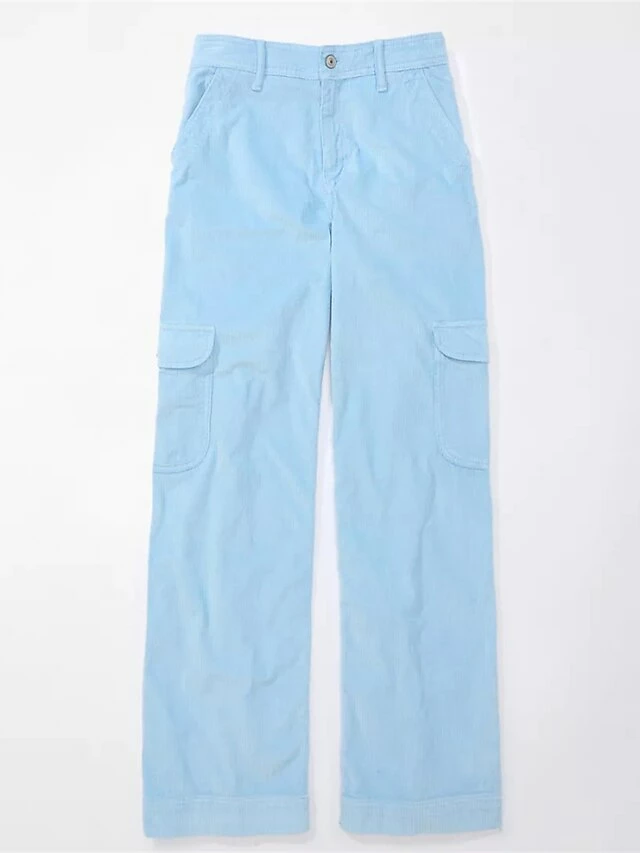 Women‘s Cargo Khaki Pants Wide Leg Trousers Full Length Active Fashion Outdoor Street Olive Green ArmyGreen S M Fall Winter 13 Women‘s Cargo Khaki Pants Wide Leg Trousers Full Length Active Fashion Outdoor Street Olive Green ArmyGreen S M Fall Winter - Image 11